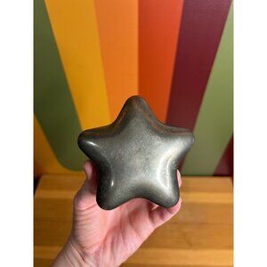 EP steel silver plated trinket dish jewellery box catch calm dish star